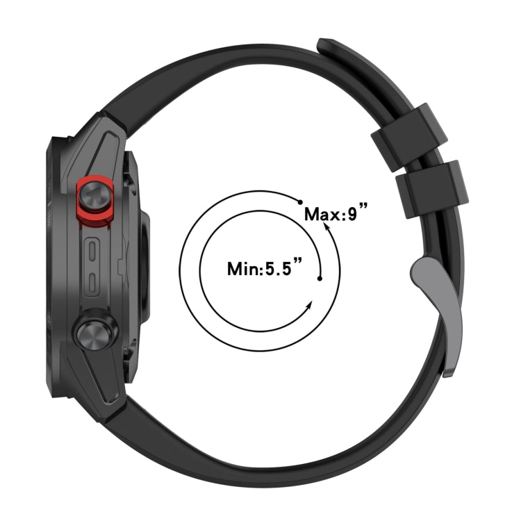 Compatible with Garmin Instinct 2 Solar Sports Two-Color Silicone Watch Band(Black+Red) - free shipping - PMC TechLife - Order now!