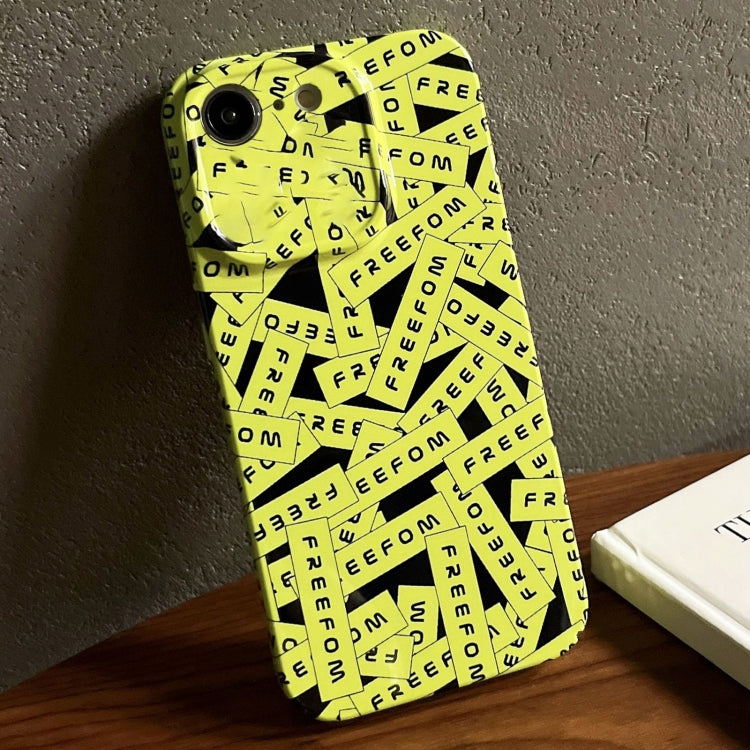 For iPhone SE 2022 / 2020 / 8 / 7 Painted Pattern Precise Hole PC Phone Case(Green Label) - iPhone SE 2022 / 2020 / 8 / 7 Cases by PMC TechLife | Online Shopping South Africa | PMC TechLife