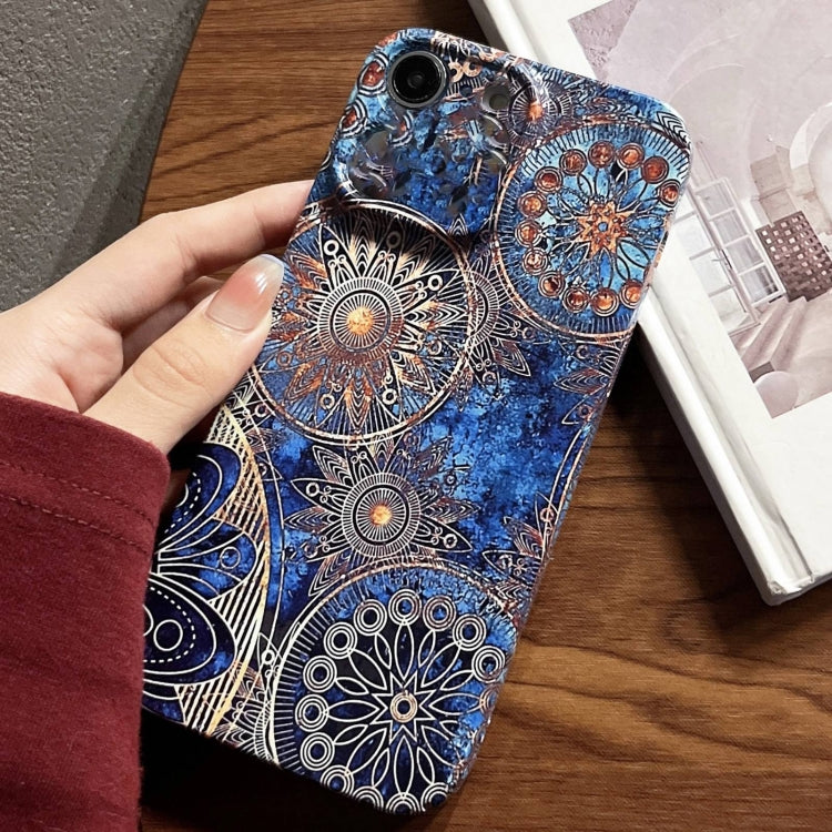 For iPhone SE 2022 / 2020 / 8 / 7 Painted Pattern Precise Hole PC Phone Case(Abstract Flower) - iPhone SE 2022 / 2020 / 8 / 7 Cases by PMC TechLife | Online Shopping South Africa | PMC TechLife
