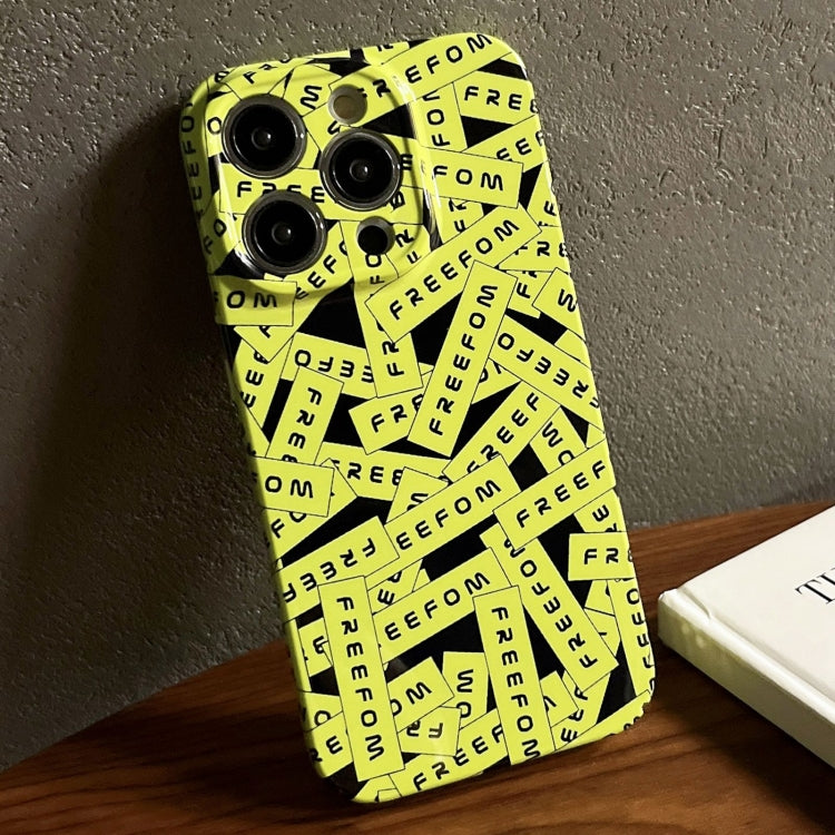 For iPhone 11 Pro Max Painted Pattern Precise Hole PC Phone Case(Green Label) - iPhone 11 Pro Max Cases by PMC TechLife | Online Shopping South Africa | PMC TechLife