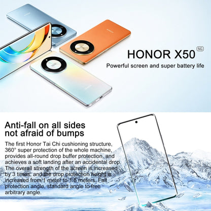 Honor X50 5G, 108MP Camera, 6.78 inch MagicOS 7.1.1 Snapdragon 6 Gen1 Octa Core up to 2.2GHz, Network: 5G, OTG, Not Support Google Play, Memory:8GB+128GB(Orange) - Honor by Huawei | Online Shopping South Africa | PMC Jewellery