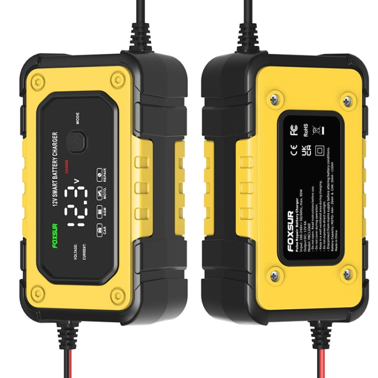 FOXSUR FBC1206E 6A 12V Car / Motorcycle Smart Battery Charger(AU Plug) - Battery Charger by FOXSUR | Online Shopping South Africa | PMC TechLife | Buy Now Pay Later Mobicred