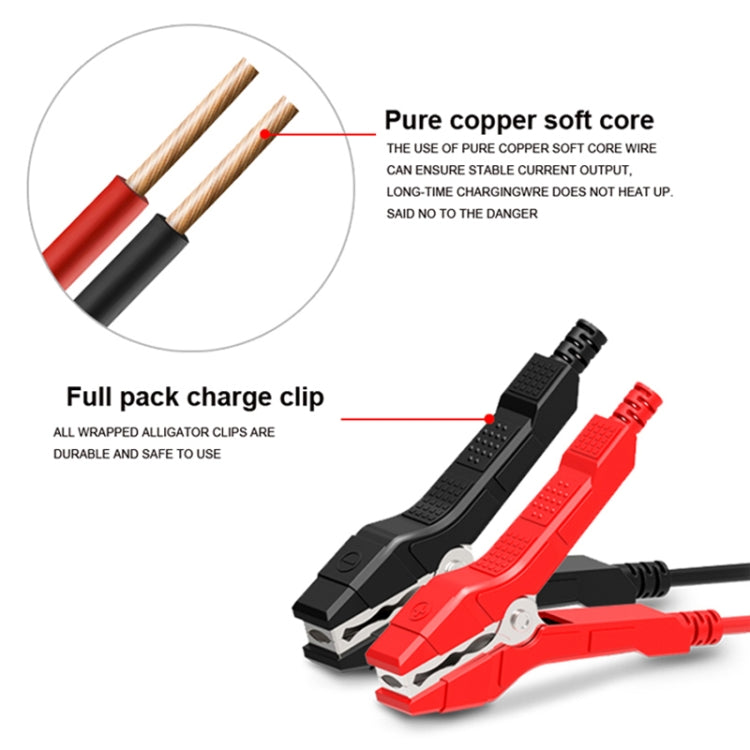 FOXSUR FBC1206E 6A 12V Car / Motorcycle Smart Battery Charger(EU Plug) - Battery Charger by FOXSUR | Online Shopping South Africa | PMC TechLife | Buy Now Pay Later Mobicred