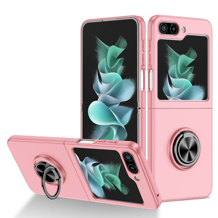 For Samsung Galaxy Z Flip5 5G Armor Ring Holder Phone Case(Pink) - free shipping - PMC TechLife - Order now!