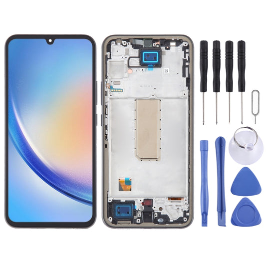 Original LCD Screen For Samsung Galaxy A34 SM-A346B Digitizer Full Assembly with Frame - LCD Screen by PMC Jewellery | Online Shopping South Africa | PMC Jewellery