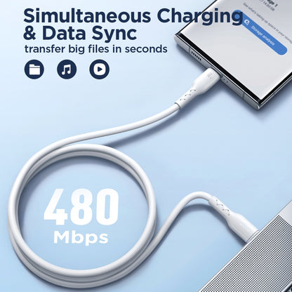 JOYROOM SA26-CC3 Flash Charge Series 60W USB-C / Type-C to USB-C / Type-C Fast Charging Data Cable, Cable Length:1m(Black) - USB-C & Type-C Cable by JOYROOM | Online Shopping South Africa | PMC Jewellery | Buy Now Pay Later Mobicred