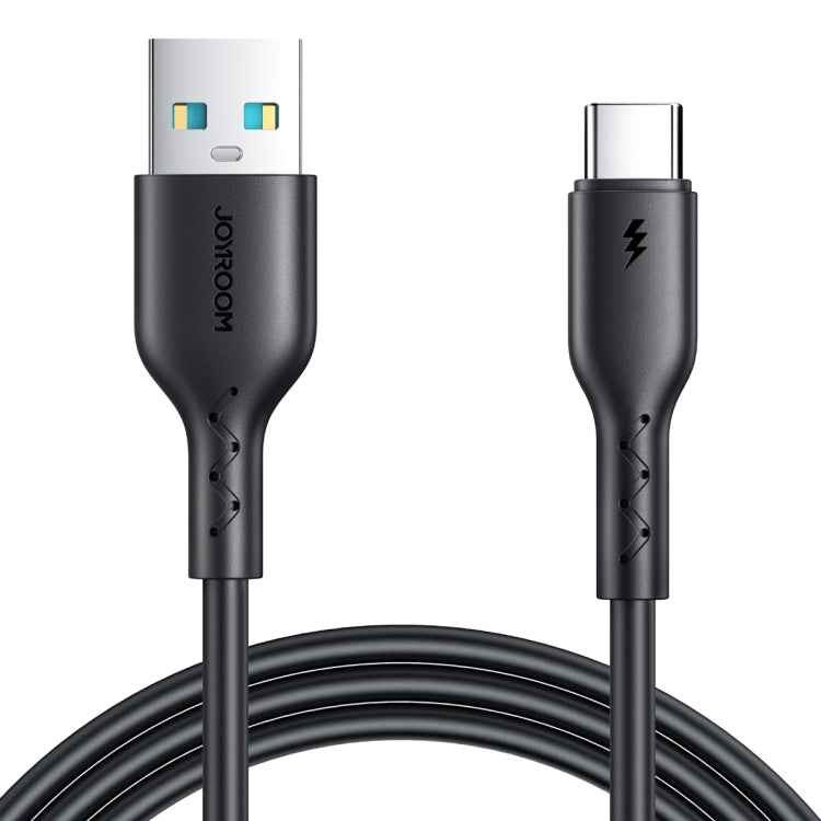 JOYROOM SA26-AC3 Flash Charge Series 3A USB to USB-C / Type-C Fast Charging Data Cable, Cable Length:1m(Black) - USB-C & Type-C Cable by JOYROOM | Online Shopping South Africa | PMC Jewellery