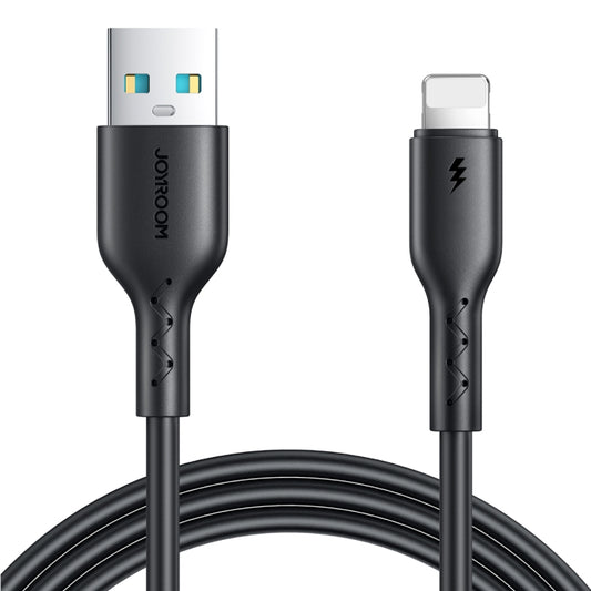 JOYROOM SA26-AL3 Flash Charge Series 3A USB to 8 Pin Fast Charging Data Cable, Cable Length:3m(Black) - Normal Style Cable by JOYROOM | Online Shopping South Africa | PMC Jewellery