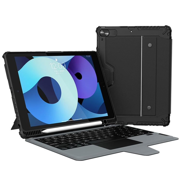 For iPad 10.2 2019/2020/2021 Nillkin Bumper Combo Keyboard Case with Backlight - free shipping - PMC TechLife - Order now!