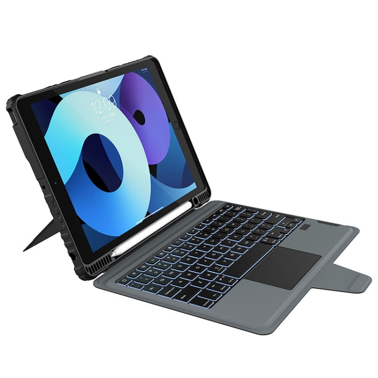 For iPad 10.2 2019/2020/2021 Nillkin Bumper Combo Keyboard Case with Backlight - free shipping - PMC TechLife - Order now!