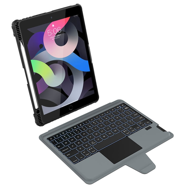 For iPad 10.2 2019/2020/2021 Nillkin Bumper Combo Keyboard Case with Backlight - free shipping - PMC TechLife - Order now!
