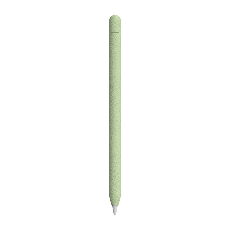 For Apple Pencil 1 LOVE MEI Frosted Leather Texture Silicone Protective Pen Case(Green) - free shipping - PMC TechLife - Order now!