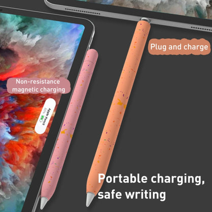 For Apple Pencil 1 LOVE MEI Luminous Silicone Protective Pen Case(Orange) - Pencil Accessories by LOVE MEI | Online Shopping South Africa | PMC Jewellery