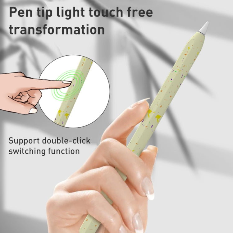 For Apple Pencil 1 LOVE MEI Luminous Silicone Protective Pen Case(White) - Pencil Accessories by LOVE MEI | Online Shopping South Africa | PMC TechLife