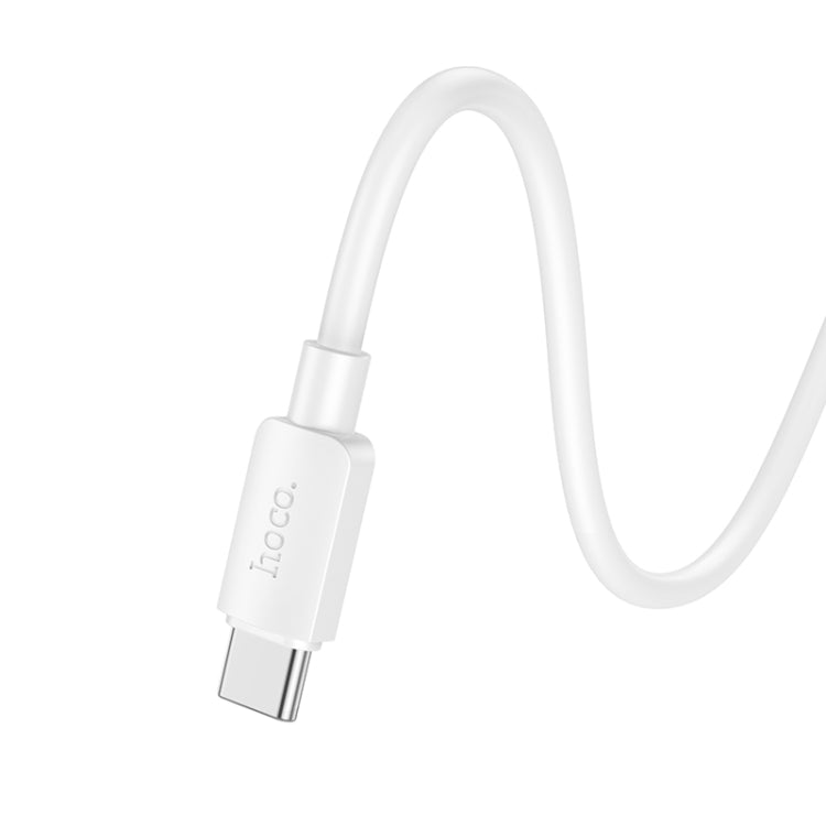 hoco X96 Hyper 1m 27W USB to USB-C / Type-C Charging Data Cable(White) - USB-C & Type-C Cable by hoco | Online Shopping South Africa | PMC Jewellery