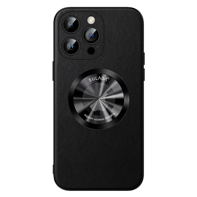 For iPhone 13 Pro Max SULADA Microfiber Leather MagSafe Magnetic Phone Case(Black) - iPhone 13 Pro Max Cases by SULADA | Online Shopping South Africa | PMC TechLife