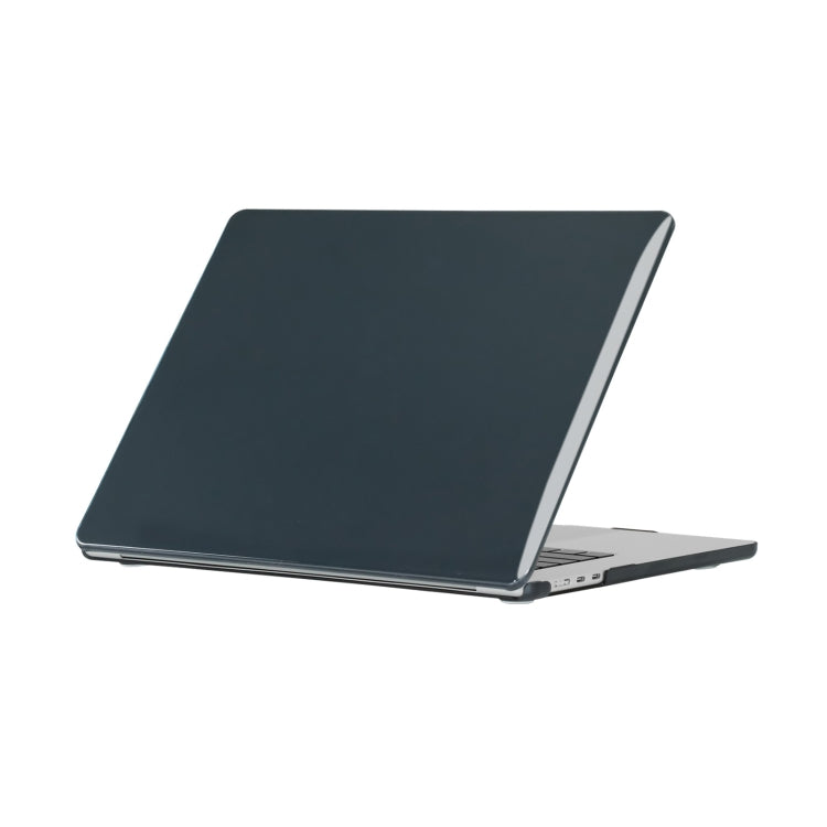 For MacBook Air 15.3 inch A2941 Laptop Crystal Hard Plastic Protection Case(Black) - MacBook Air Cases by PMC TechLife | Online Shopping South Africa | PMC TechLife