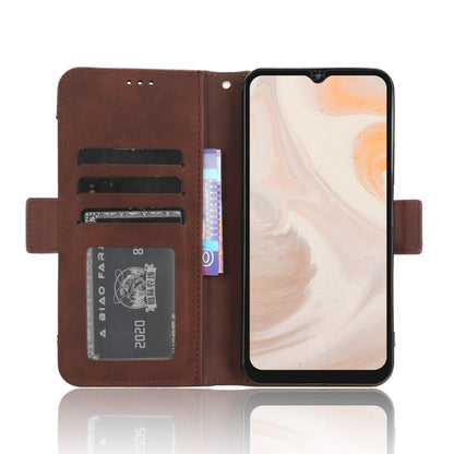 For Aiwa Phone B-2 JA3-SMP0602 Skin Feel Calf Texture Card Slots Leather Phone Case(Brown) - More Brand by PMC Jewellery | Online Shopping South Africa | PMC Jewellery