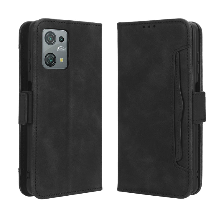 For Blackview Oscal C30 / C30 Pro Skin Feel Calf Texture Card Slots Leather Phone Case(Black) - More Brand by PMC Jewellery | Online Shopping South Africa | PMC Jewellery