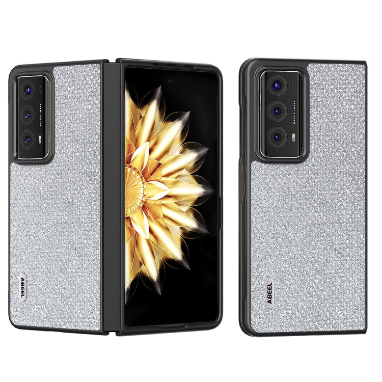 For Honor Magic V2 ABEEL Diamond Series Black Edge Phone Case(Silver) - free shipping - PMC TechLife - Order now!