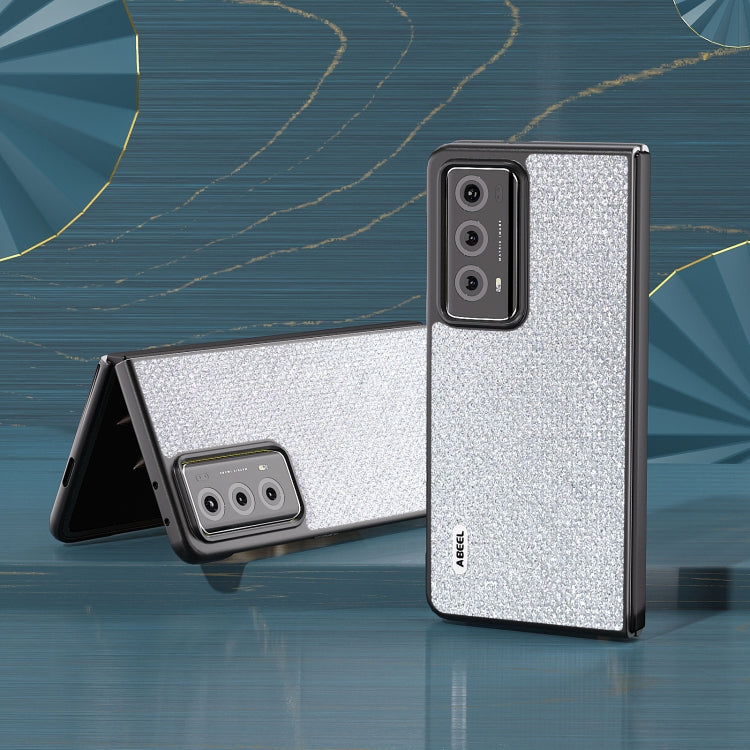 For Honor Magic V2 ABEEL Diamond Series Black Edge Phone Case(Silver) - free shipping - PMC TechLife - Order now!