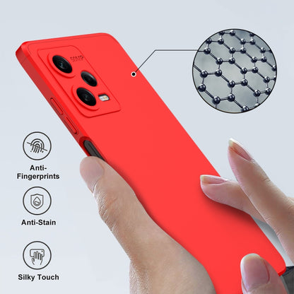 For Xiaomi Redmi Note 12 Pro 5G Global GKK Three Stage Splicing Full Coverage PC Phone Case(Red) - Note 12 Pro Cases by GKK | Online Shopping South Africa | PMC Jewellery