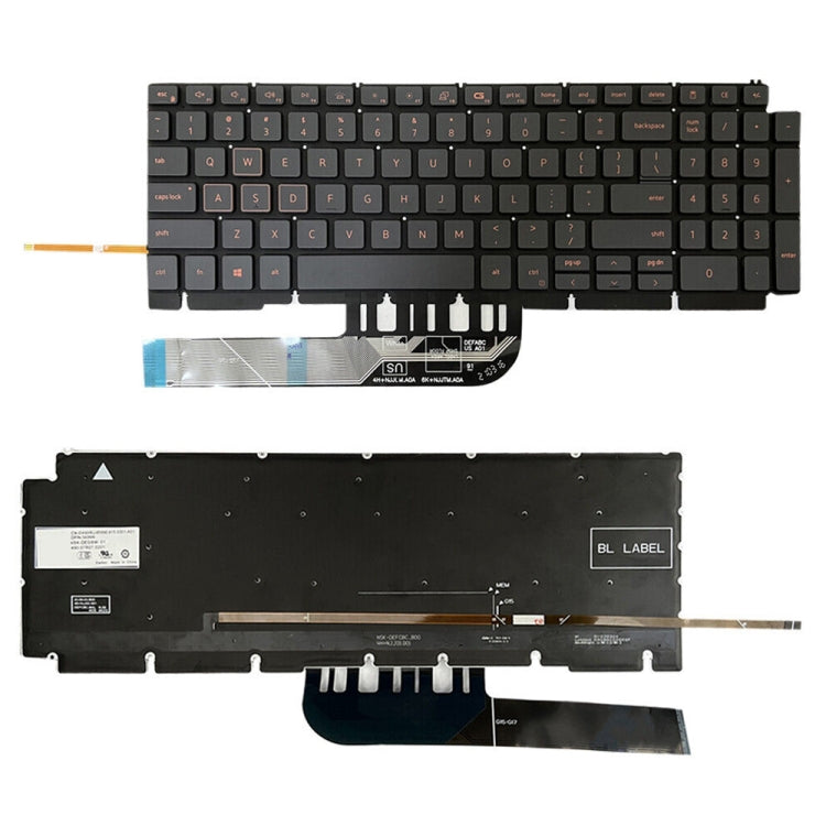 For Dell Latitude 7400 3400 5400 7410 5401 Spanish Version Backlight Laptop Keyboard(Black) - Dell Spare Parts by PMC TechLife | Online Shopping South Africa | PMC TechLife | Buy Now Pay Later Mobicred