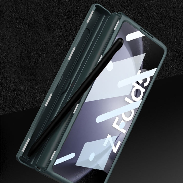 For Samsung Galaxy Z Fold5 GKK Integrated Magnetic Flip Plain Leather Phone Case with Pen Box(Black) - free shipping - PMC TechLife - Order now!