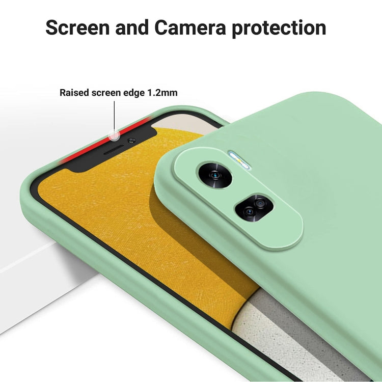 For Honor 90 Lite / X50i Solid Color Liquid Silicone Dropproof Full Coverage Phone Case(Green) - Honor Cases by PMC TechLife | Online Shopping South Africa | PMC TechLife | Buy Now Pay Later Mobicred