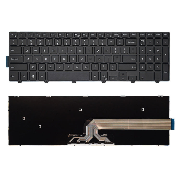 US Version  Laptop Keyboard For Dell 3560 3570(Black) - Dell Spare Parts by PMC TechLife | Online Shopping South Africa | PMC TechLife