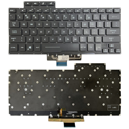 For ASUS ROG G14 Zephyrus GA401 GA401I US Version Backlight Laptop Keyboard(Black) - Asus Spare Parts by PMC Jewellery | Online Shopping South Africa | PMC Jewellery