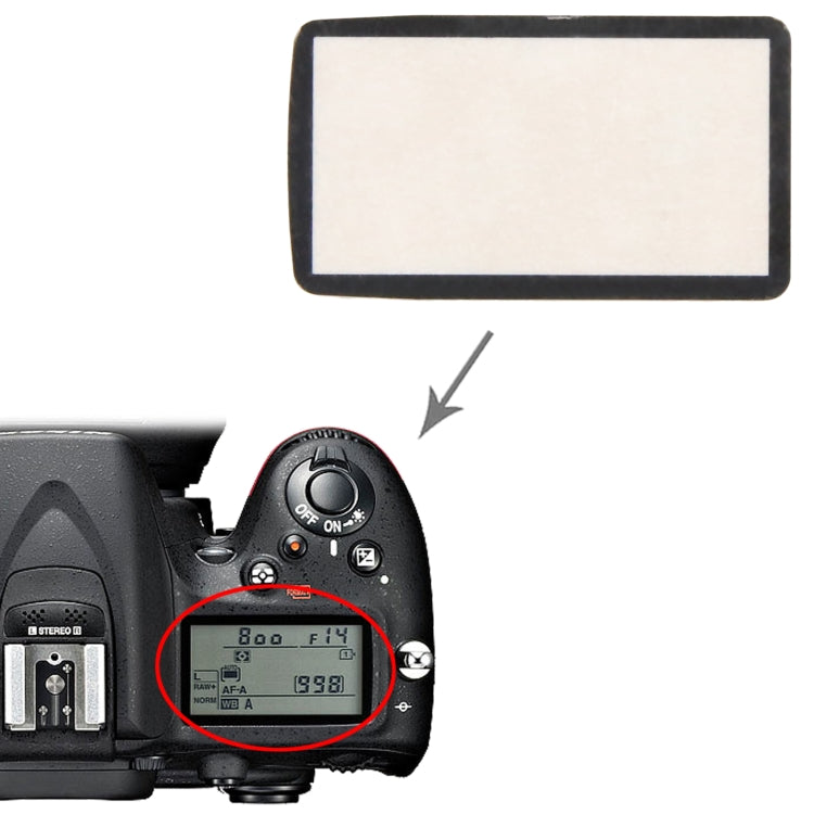 For Nikon D7100 Top Cover Shoulder LCD Outer Lens - free shipping - PMC TechLife - Order now!