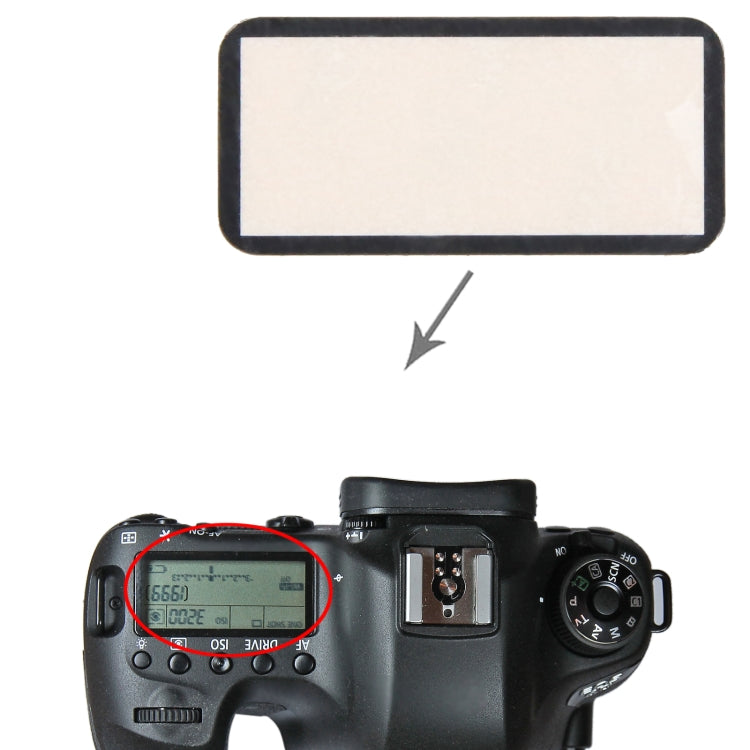 For Canon EOS 6D Top Cover Shoulder LCD Outer Lens - free shipping - PMC TechLife - Order now!