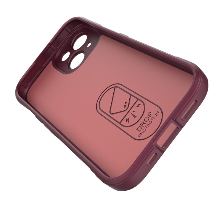For iPhone 15 Magic Shield TPU + Flannel Phone Case(Dark Green) - free shipping - PMC TechLife - Order now!