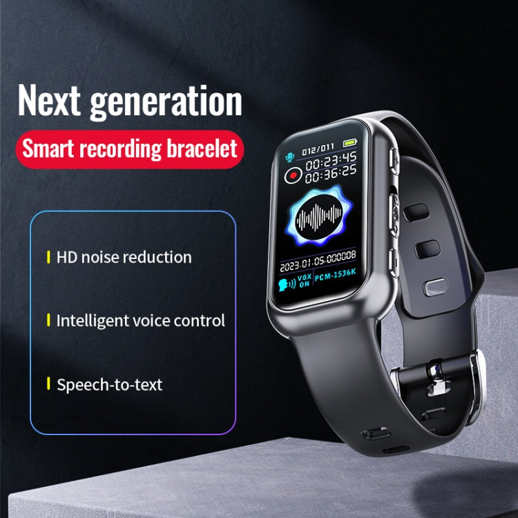 JNN S16 Smart HD Noise Reduction Bluetooth MP3 Voice Control Recording Bracelet, Memory:16GB - Smart Wristbands by JNN | Online Shopping South Africa | PMC TechLife | Buy Now Pay Later Mobicred