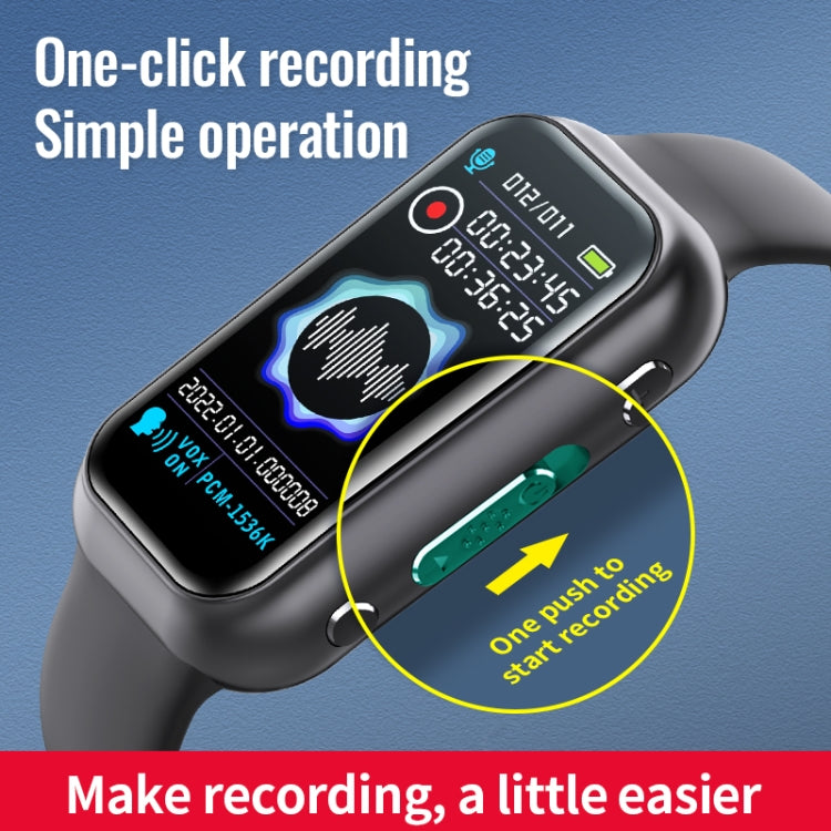 JNN S16 Smart HD Noise Reduction Bluetooth MP3 Voice Control Recording Bracelet, Memory:16GB - Smart Wristbands by JNN | Online Shopping South Africa | PMC TechLife | Buy Now Pay Later Mobicred