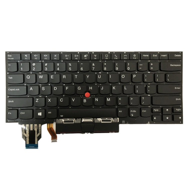 For Lenovo ThinkPad X1 Yoga 4th Gen 20QF US Version Backlight Laptop Keyboard with Touchpad Button(Black) - Lenovo Spare Parts by PMC TechLife | Online Shopping South Africa | PMC TechLife
