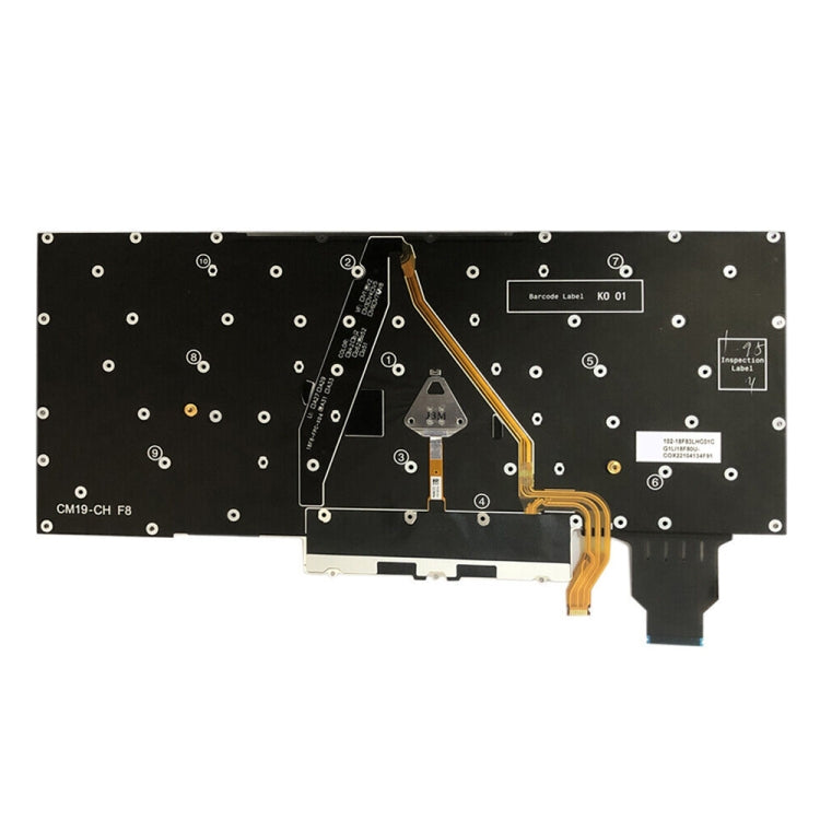 For Lenovo ThinkPad X1 Yoga 4th Gen 20QF US Version Backlight Laptop Keyboard with Touchpad Button(Black) - Lenovo Spare Parts by PMC TechLife | Online Shopping South Africa | PMC TechLife