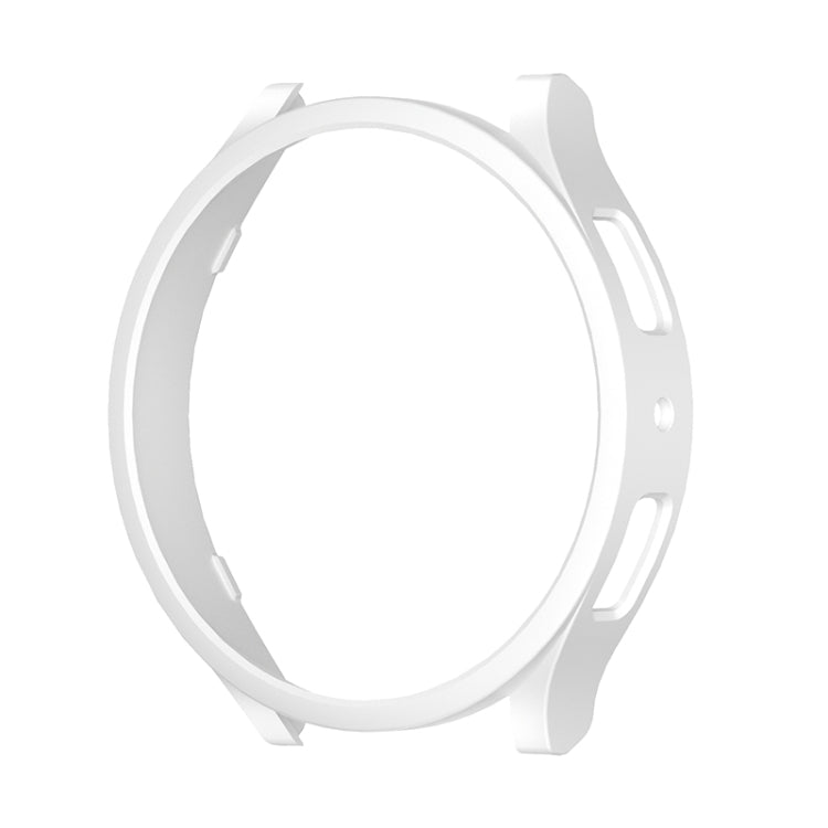 For Samsung Galaxy Watch 6 44mm Half-inclusive PC Watch Protective Case(White) - Watch Cases by PMC TechLife | Online Shopping South Africa | PMC TechLife