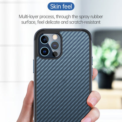For iPhone 13 Pro Max SULADA Luxury 3D Carbon Fiber Textured Metal + TPU Frame Phone Case(Sierra Blue) - iPhone 13 Pro Max Cases by SULADA | Online Shopping South Africa | PMC Jewellery
