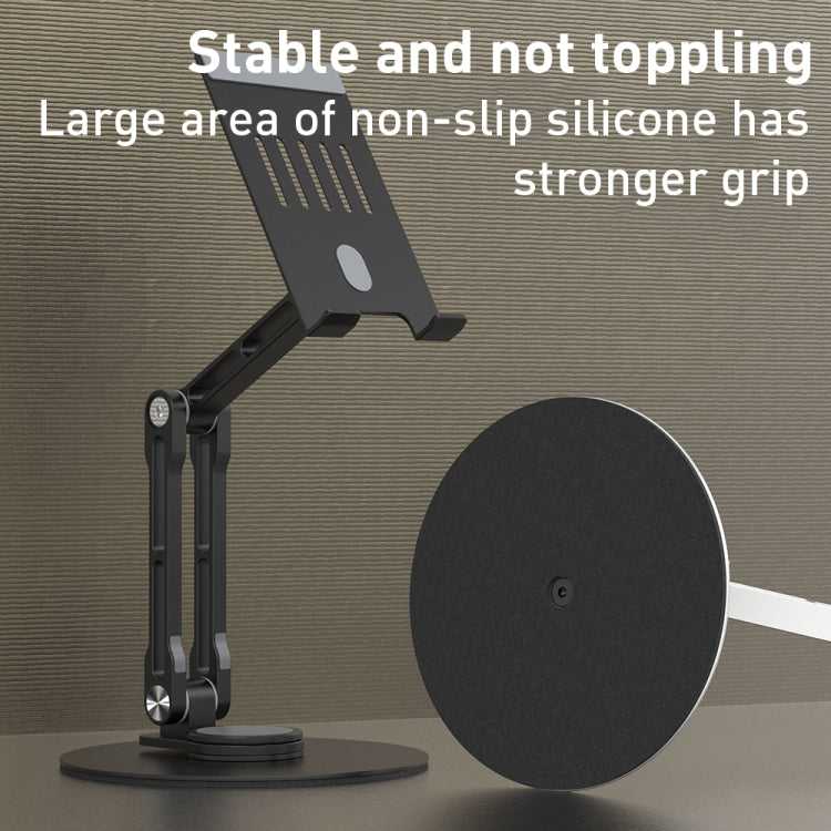 R-JUST HZ40 Mechanical Lift Tablet Desktop Stand(Black) - Desktop Holder by R-JUST | Online Shopping South Africa | PMC TechLife | Buy Now Pay Later Mobicred