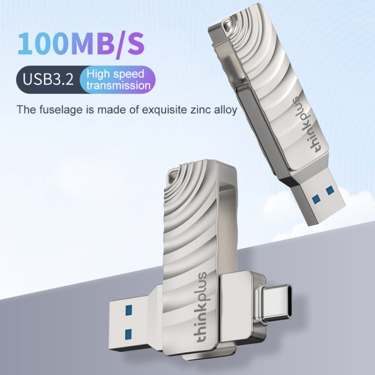 Lenovo Thinkplus MU232 USB 3.2 + USB-C / Type-C Dual Head Flash Drive, Memory:32GB - USB Flash Drives by Lenovo | Online Shopping South Africa | PMC TechLife | Buy Now Pay Later Mobicred