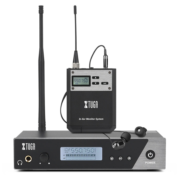 XTUGA  IEM1100 Professional Wireless In Ear Monitor System 1 BodyPacks(UK Plug) - free shipping - PMC TechLife - Order now!