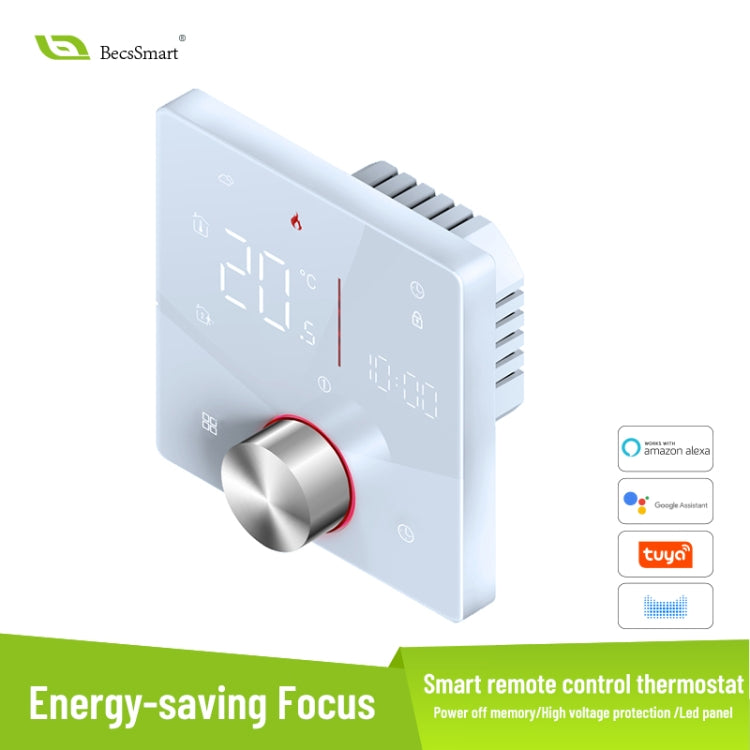 BHT-009GBLW Electric Heating WiFi Smart Home LED Thermostat(Black) - Thermostat & Thermometer by PMC Jewellery | Online Shopping South Africa | PMC Jewellery