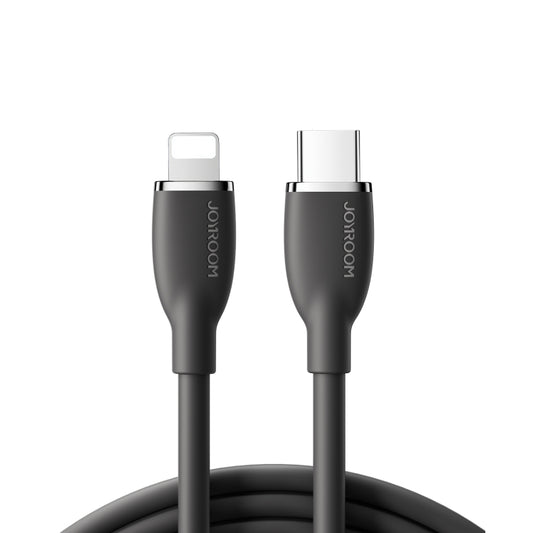 JOYROOM SA29-CL3 30W USB-C/Type-C to 8 Pin Liquid Silicone Fast Charging Data Cable, Length: 1.2m(Black) - 2 in 1 Cable by JOYROOM | Online Shopping South Africa | PMC Jewellery