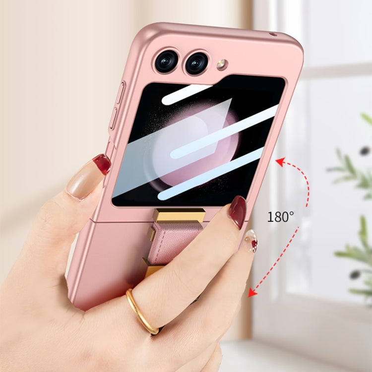 For Samsung Galaxy Z Flip5 GKK Ultra-thin Z Ring Holder PC Phone Case(Green) - free shipping - PMC TechLife - Order now!