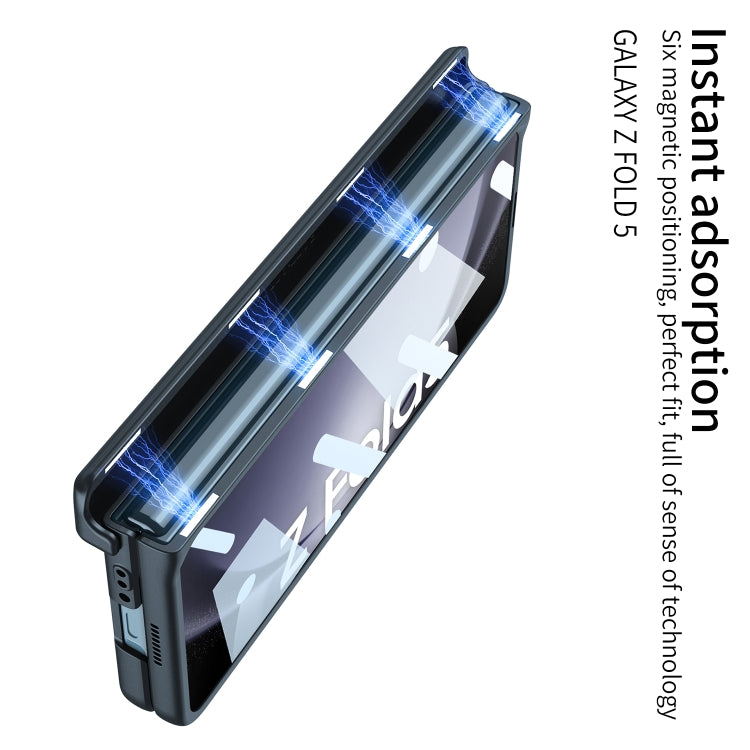 For Samsung Galaxy Z Fold5 GKK Integrated Folding Armored Shell PC Phone Case(Black) - free shipping - PMC TechLife - Order now!