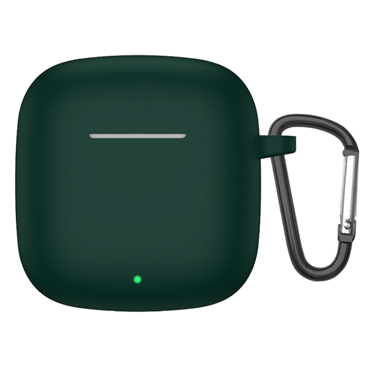 For Huawei Freebuds SE 2 Shockproof Silicone Earphone Protective Case with Hook(Dark Green) - Huawei Earphone Case by PMC TechLife | Online Shopping South Africa | PMC TechLife | Buy Now Pay Later Mobicred