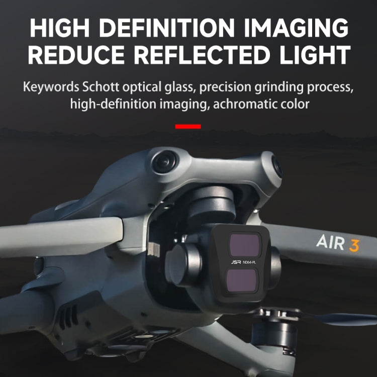 For DJI Air 3 JSR KB Series Drone Lens Filter, Filter:ND64 - Mavic Lens Filter by JSR | Online Shopping South Africa | PMC TechLife