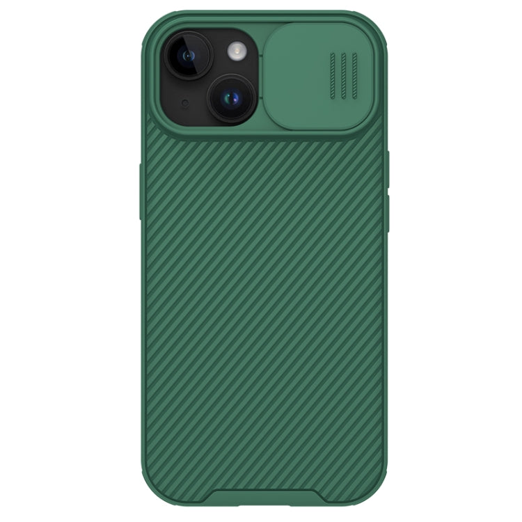 For iPhone 15 Plus NILLKIN CamShield Pro PC Phone Case(Green) - free shipping - PMC TechLife - Order now!
